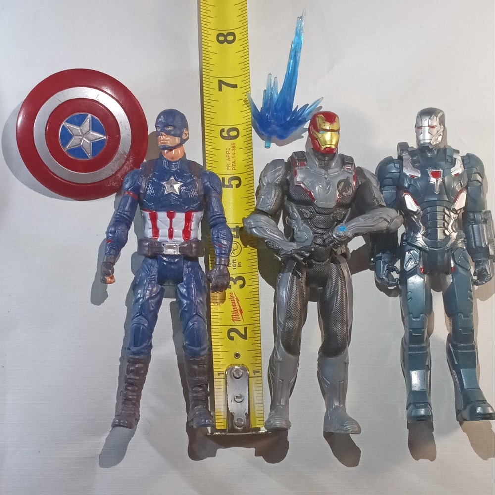 Hasbro Marvel Avengers 6" Action Figure Lot Iron Man Captain America War Machine